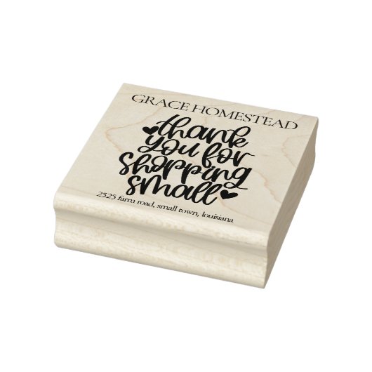 Small Business Add Nameをサポートしていただき、ありがとうございます ラバースタンプ (スタンプ)