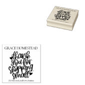 Small Business Add Nameをサポートしていただき、ありがとうございます ラバースタンプ (押印)