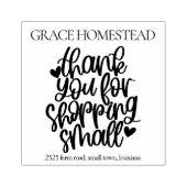 Small Business Add Nameをサポートしていただき、ありがとうございます ラバースタンプ (インプリント)