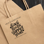 Small Business Add Nameをサポートしていただき、ありがとうございます ラバースタンプ