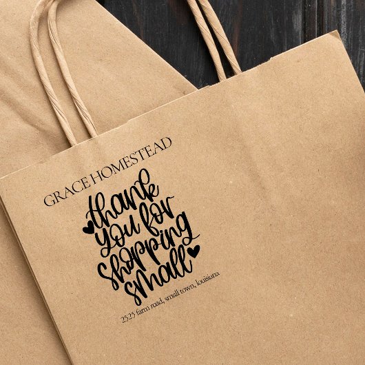 Small Business Add Nameをサポートしていただき、ありがとうございます ラバースタンプ