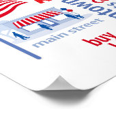 Small Business America、Shop Local、買Local ポスター (角)