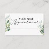Small Business Appointment Card Customizable  名刺 (正面)