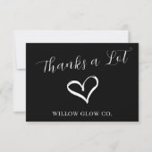 Small Business Branding Thank You Note Card (正面)