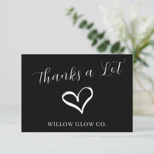 Small Business Branding Thank You Note Card (スタンド正面)