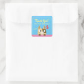 Small Business Catありがとう スクエアシール (バッグ)