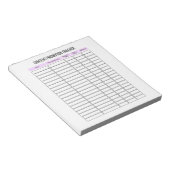 Small Business Content Trackerメモ帳 ノートパッド (アングル)