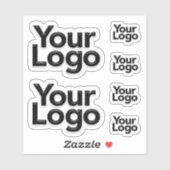 Small Business Logoプロモーションブランドマーケティング シール (シート)