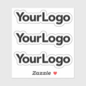 Small Business Logoプロモーションブランドマーケティング シール (シート)