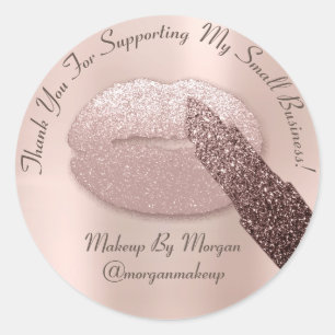 Small Business Makeup Artist Kisをサポートしていただき、ありがとうご ラウンドシール