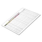 Small Business Order Tracking  ノートパッド (アングル)