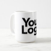 Small Business Ownerロゴのプロモーションマーケティング コーヒーマグカップ (正面左)