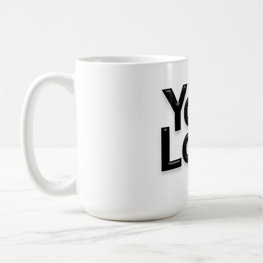 Small Business Ownerロゴのプロモーションマーケティング コーヒーマグカップ (左)