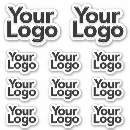 Small Business Ownerロゴのプロモーションマーケティング シール (正面)