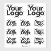 Small Business Ownerロゴのプロモーションマーケティング シール (シート)