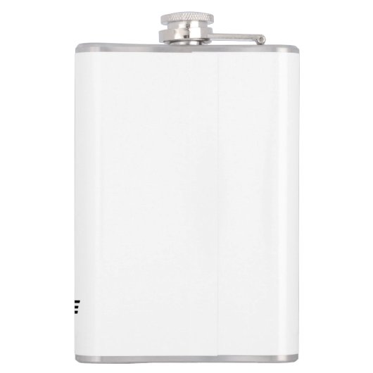 Small Business Ownerロゴのプロモーションマーケティング フラスク (裏面)