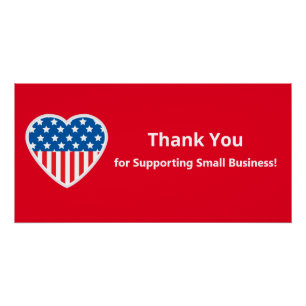Small Business Patrioticをサポートしてくれてありがとう ポスター