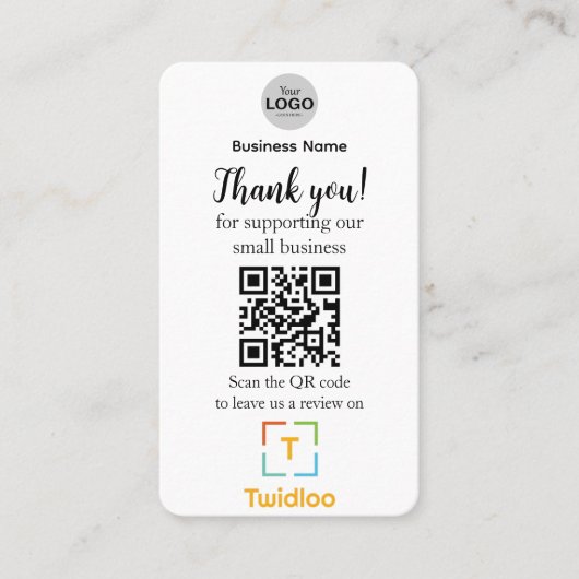 Small Business Reviewカード 名刺 (正面)