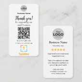 Small Business Reviewカード 名刺 (正面/裏面)