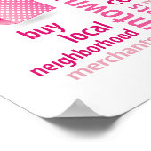 Small Business、Shop Local、Local買、Local、 ポスター (角)