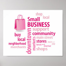 Small Business、Shop Local、Local買、Local、 ポスター