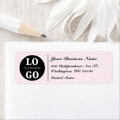 Small Business Soft Pastel Color Custom Logo ラベル (インサイチュ)