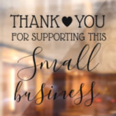 small business square stiをサポートしていただきありがとうございます ウィンドウサイン (シート2)