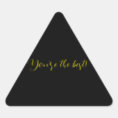 Small Business Stickers – Fun & Creative Digital L 三角形シール (正面)