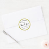 Small Business Thank You Annovation Logo Adv ラウンドシール (封筒)