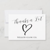 Small Business Thank You Brands Note Card (正面)