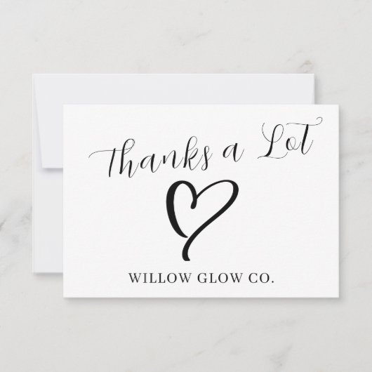 Small Business Thank You Brands Note Card (正面)