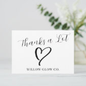 Small Business Thank You Brands Note Card (スタンド正面)