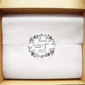 Small Business Thank You Logoステッカスタマイズク ラウンドシール