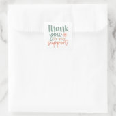 Small Business Thank You Stickers スクエアシール (バッグ)