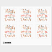 Small Business Thank You Stickers スクエアシール (シート)