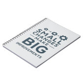Small Changes Make Big Improvements Kaizen culture ノートブック (左側)