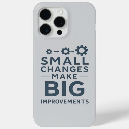 Small Changes Make Big Improvements Kaizen culture Case-Mate iPhoneケース (裏面)