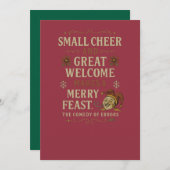 Small Cheer and Great Welcome 招待状 (正面/裏面)