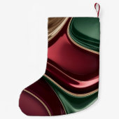 Small Christmas stocking in stylish graphic スモールクリスマスストッキング (裏面)