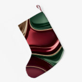 Small Christmas stocking in stylish graphic スモールクリスマスストッキング (裏面 (吊り時))
