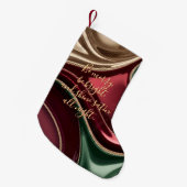 Small Christmas stocking in stylish graphic スモールクリスマスストッキング (正面 (吊り時))