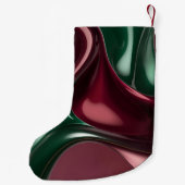 Small Christmas stocking in stylish graphic スモールクリスマスストッキング (裏面)
