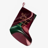 Small Christmas stocking in stylish graphic スモールクリスマスストッキング (正面 (吊り時))