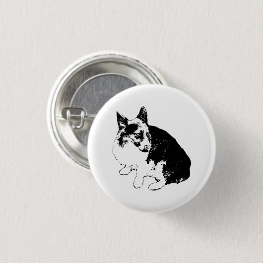 Small Circle, Big Ears 缶バッジ (正面&裏面)