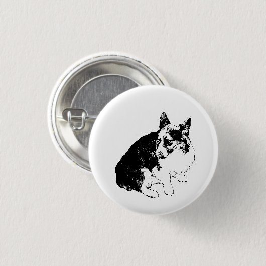 Small Circle, Keen Ears 缶バッジ (正面&裏面)