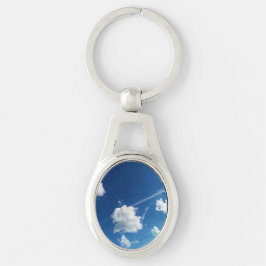 Small clouds, in the light キーホルダー