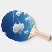 Small clouds, in the light 卓球ラケット (横)