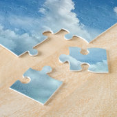 Small clouds, in the light - Photograph  ジグソーパズル (側面)