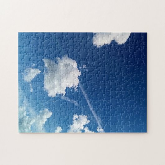 Small clouds, in the light - Photograph ジグソーパズル (横)