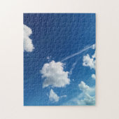 Small clouds, in the light - Photograph  ジグソーパズル (縦)